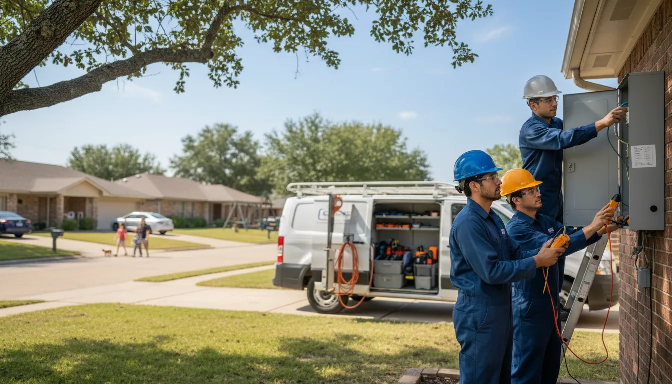 Certified electrician providing emergency electrical services in Parkdale, AR